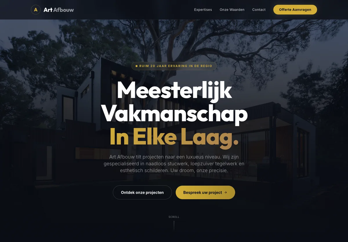 Homepage van Art Afbouw