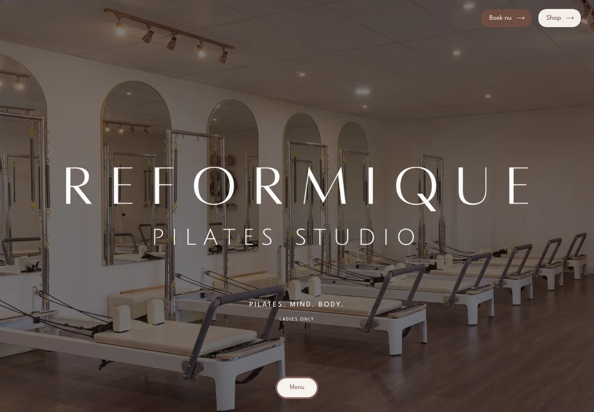 Homepage van Reformique